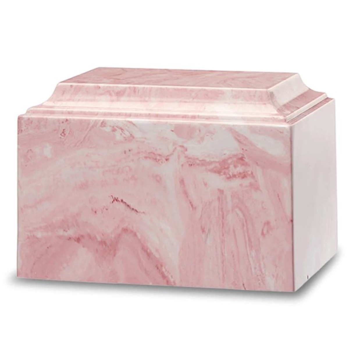 Pink Cultured Marble Adult Urn Made In The Usa