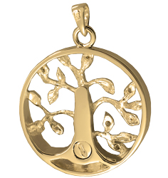 cremation jewelry tree of life urn pendant