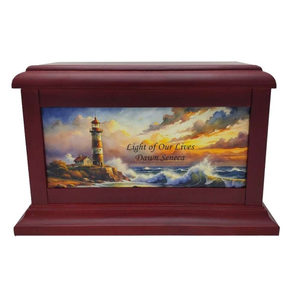 Lighthouse Cremation Box-Peace After the Storm