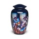 Blue Butterfly Cremation Urn for Human Adult