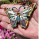 green butterfly urn for ashes