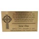 Irish Blessing Wood Cremation Box, Shamrock or Cross