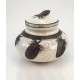 Feather Raku Pottery Scattering Urn, Medium Size