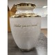 White Diamond Adult Urn for Ashes