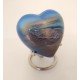 beach scene Small Heart Urn for Ashes