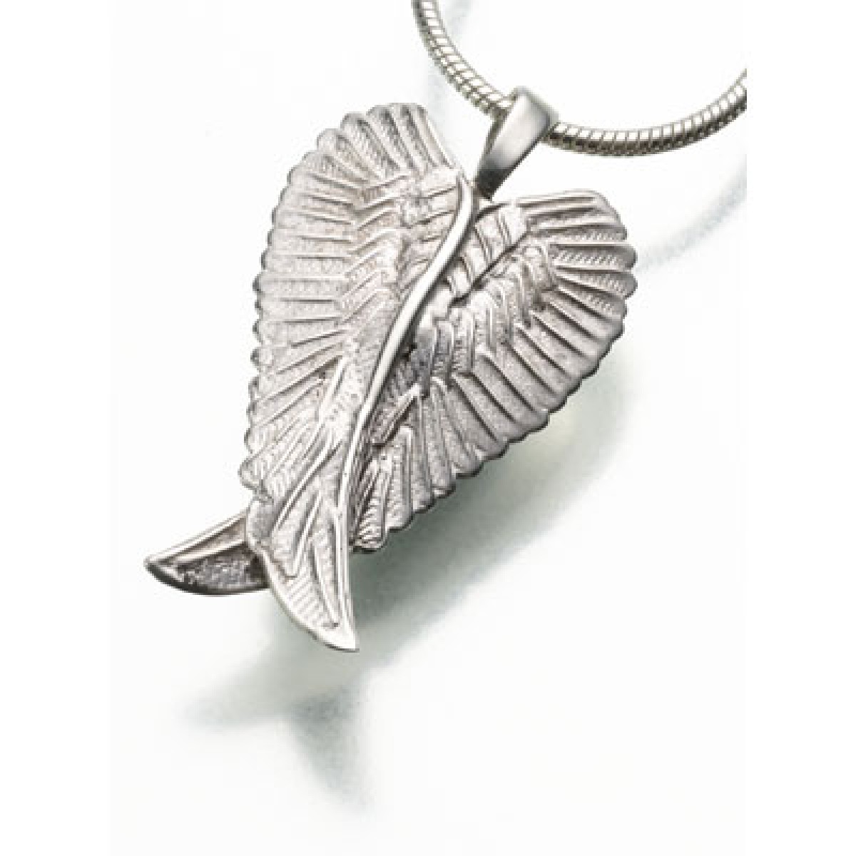 Cremation Jewelry | Silver Angel Wings Urn Jewelry