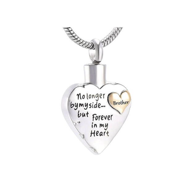 Brother deals urn necklace