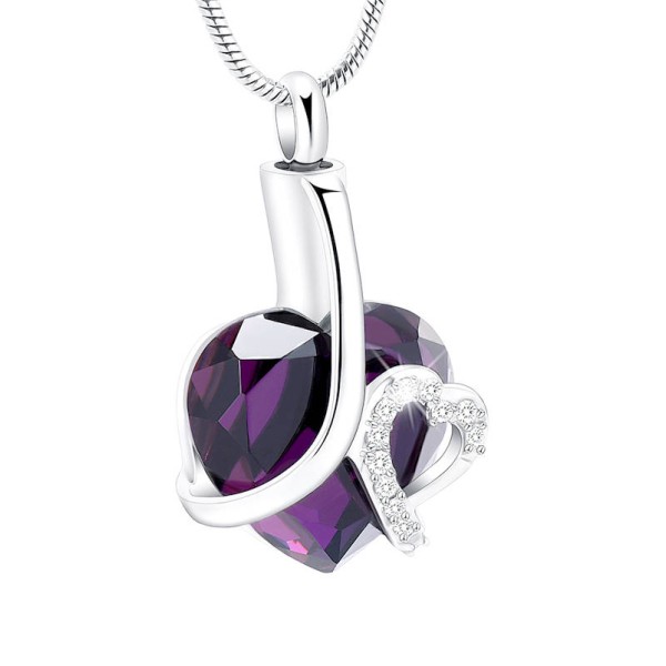 Stainless Steel Gemstone Cremation Urn Pendant – LegacyTouch