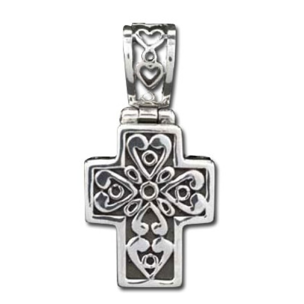 silver celtic cross jewelry urns
