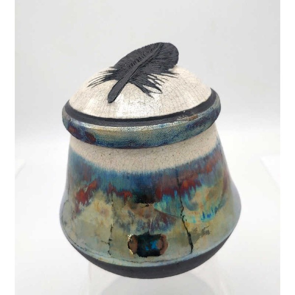 Black Feather Tree Urn 26