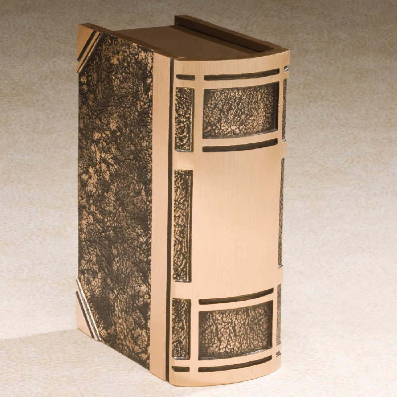 Bronze Book Cremation Urn