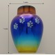 Paw Prent Rainbow Pet Urn for Ashes Blue, Purple, Bronze