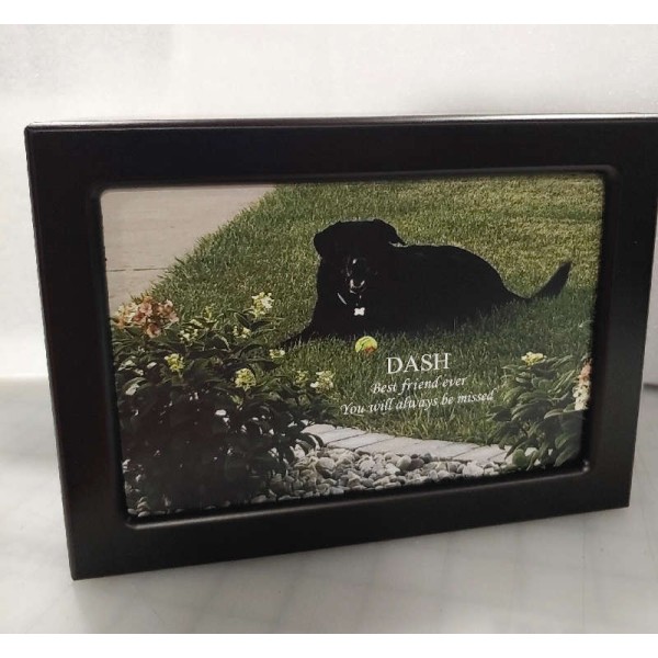 Large Dog Photo Urn