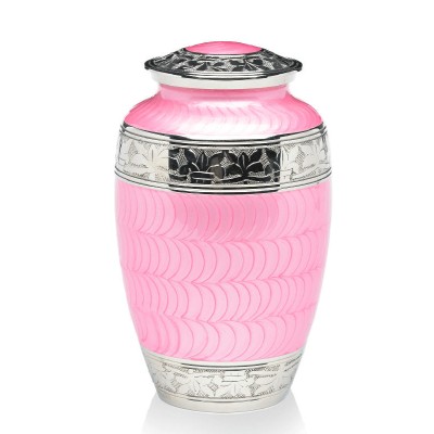 Medium Pink Urn- For Families Sharing or Dividing Ashes