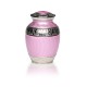 small pink pet urn for ashes