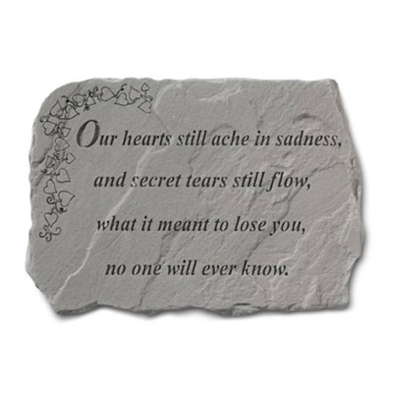 Concrete Stepping Stones | Secret Tears Memorial Garden Stone