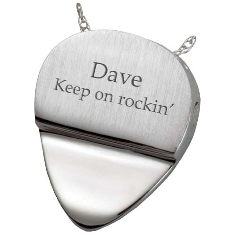 guitar urn necklace