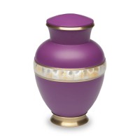 Lavender Mother of Pearl Adult Urn for Ashes