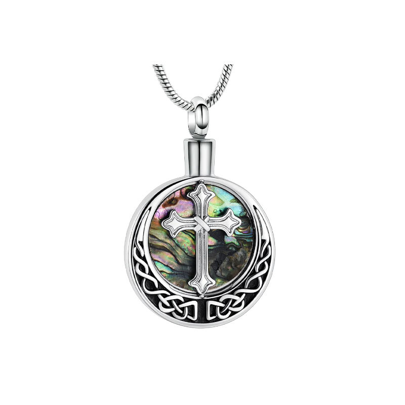 celtic cross cremation urn jewelry