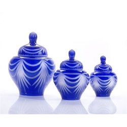 Cobalt Glass Cremation Urns