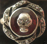 Skull Mourning Ring