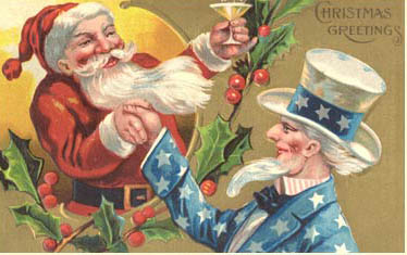 Vintage Santa postcard