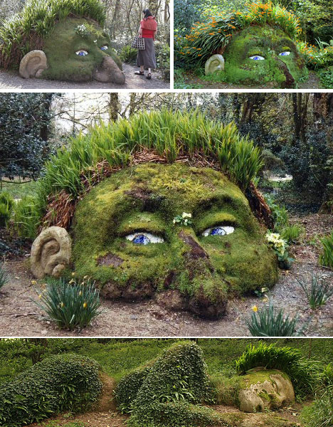 earth sculpture heligan gardens