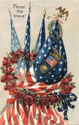 vintage patriotic postcard