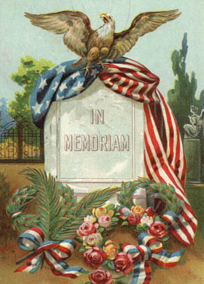 vintage memorial day postcard