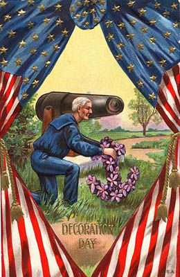 memorial day postcard